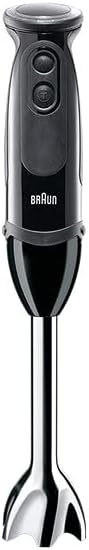 Braun Household MultiQuick 5 Vario Hand Blender, Sauce Mixer, BPA-Free Plastic Beaker, Black - Good Condition