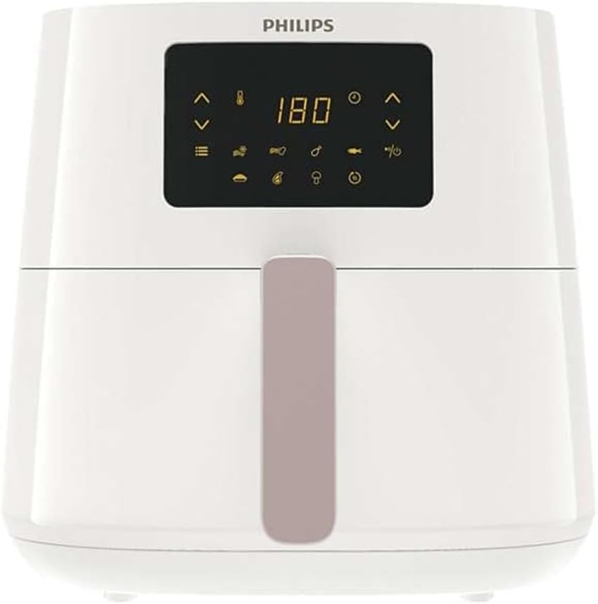 Philips Essential Air Fryer - 4.1 L Pan, Deep Fryer without Oil, Rapid Air Technology, HomeID Recipe App, Time & Temp Control - New Condition