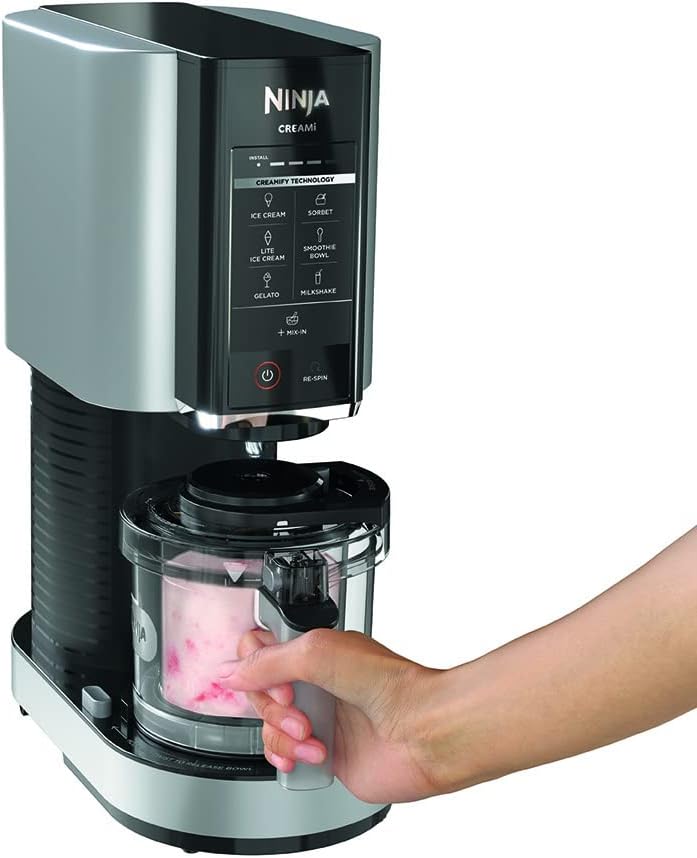Ninja CREAMi Ice Cream Maker, Frozen Dessert Machine, Makes Icecream, Gelato, Frozen Yoghurt & More - Excellent Condition