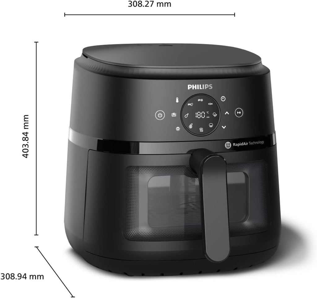 Philips Air Fryer 2000 Series 6.2L – Healthy Frying with RapidAir Technology - Good Condition