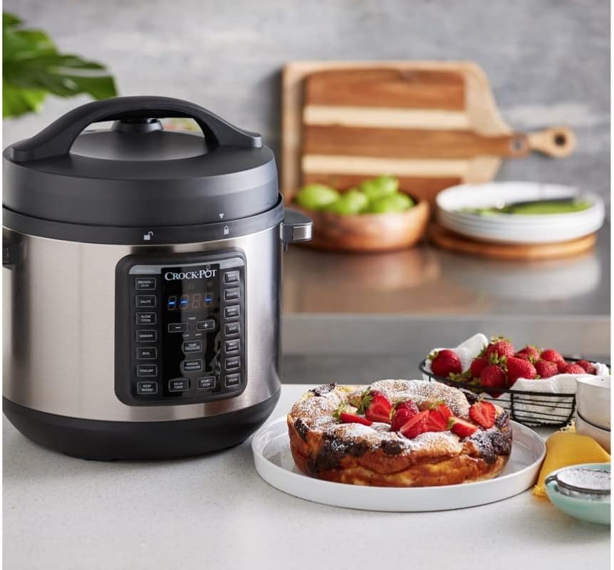 Crock-Pot Express Crock XL Multi Cooker 7.6L Stainless Steel - Good Condition