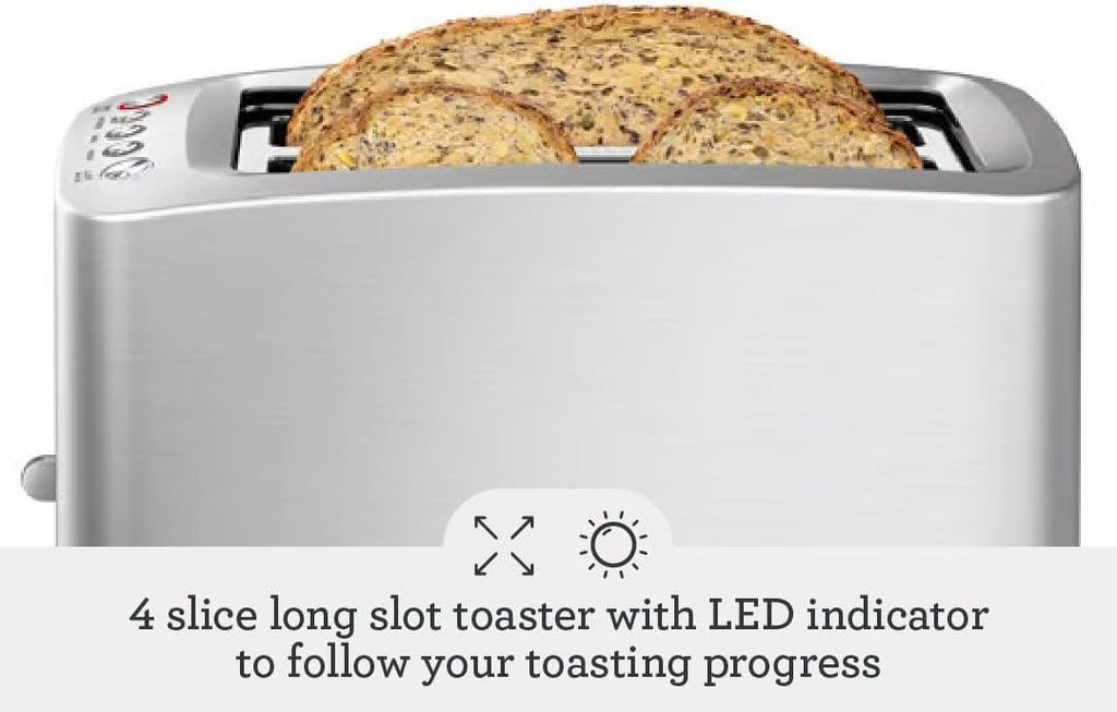 Breville Smart Toaster, Brushed Stainless Steel - New Condition