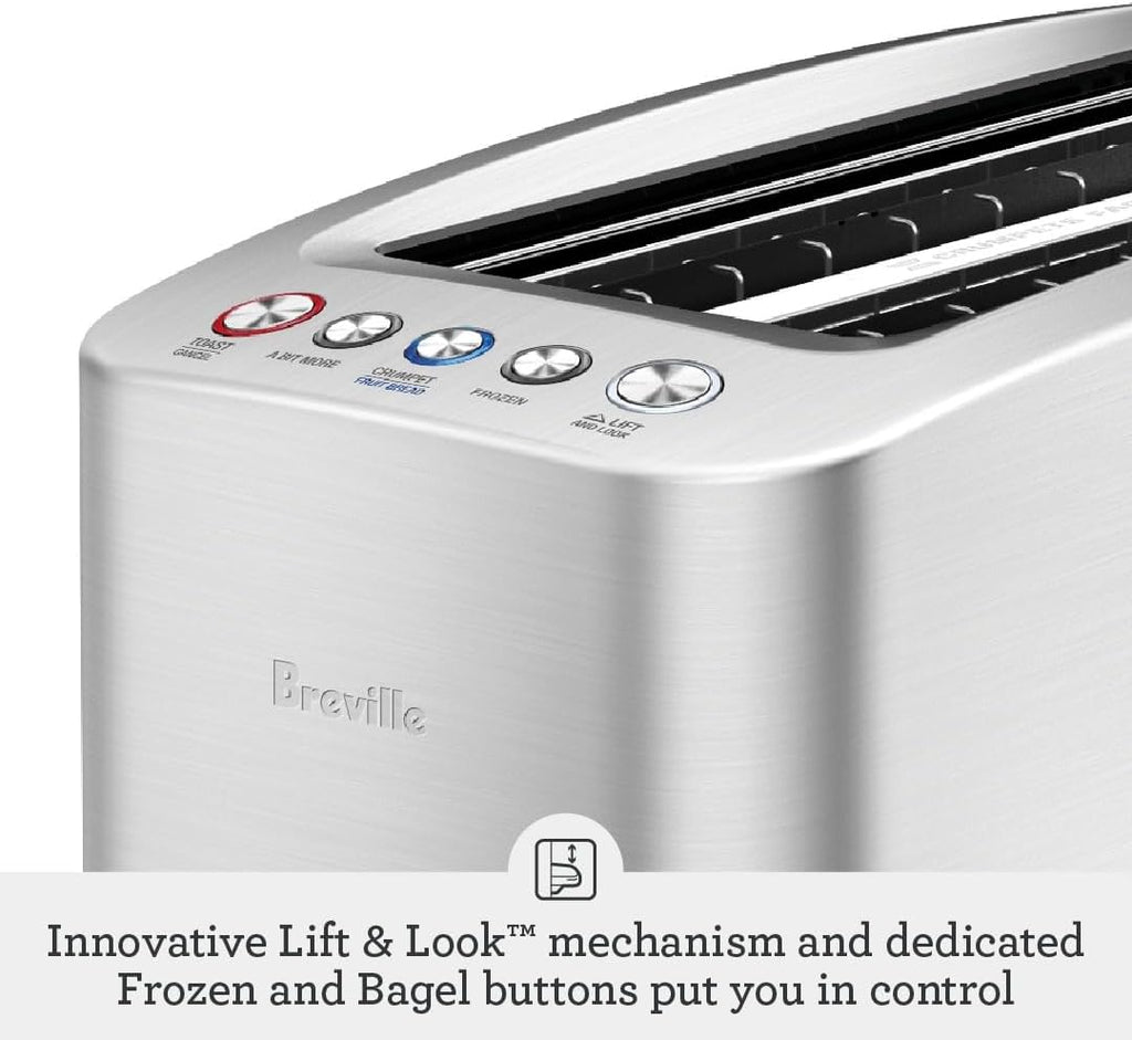 Breville Smart Toaster, Brushed Stainless Steel - New Condition