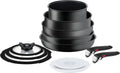 Tefal Ingenio Ultimate 12-Piece Non-Stick Induction Cookware Set Black - Excellent Condition
