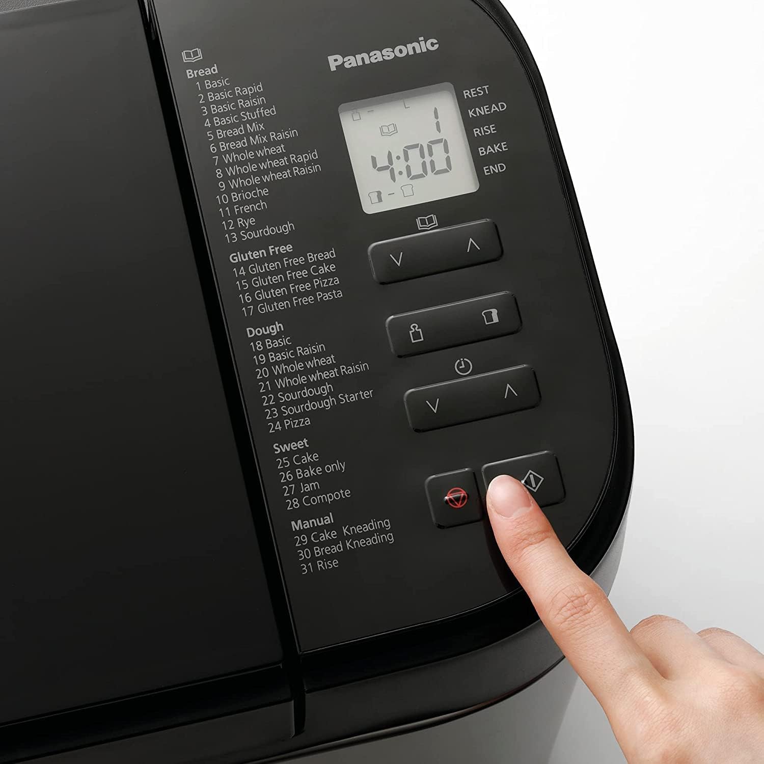 Panasonic Premium Automatic Bread Maker – Stainless Steel, 31 Programs, Yeast & Nut Dispenser - Good Condition