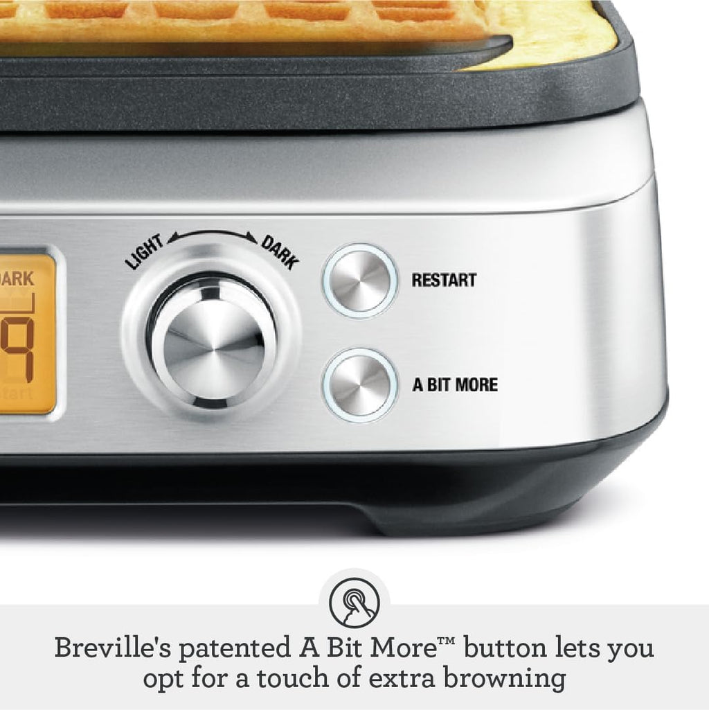 Breville the Smart Waffle, Silver - New Condition