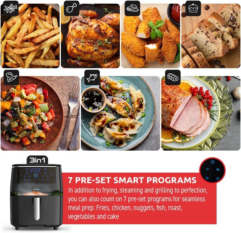 Tefal Easy Fry Grill and Steam XXL 3-in-1 Air Fryer - New Condition