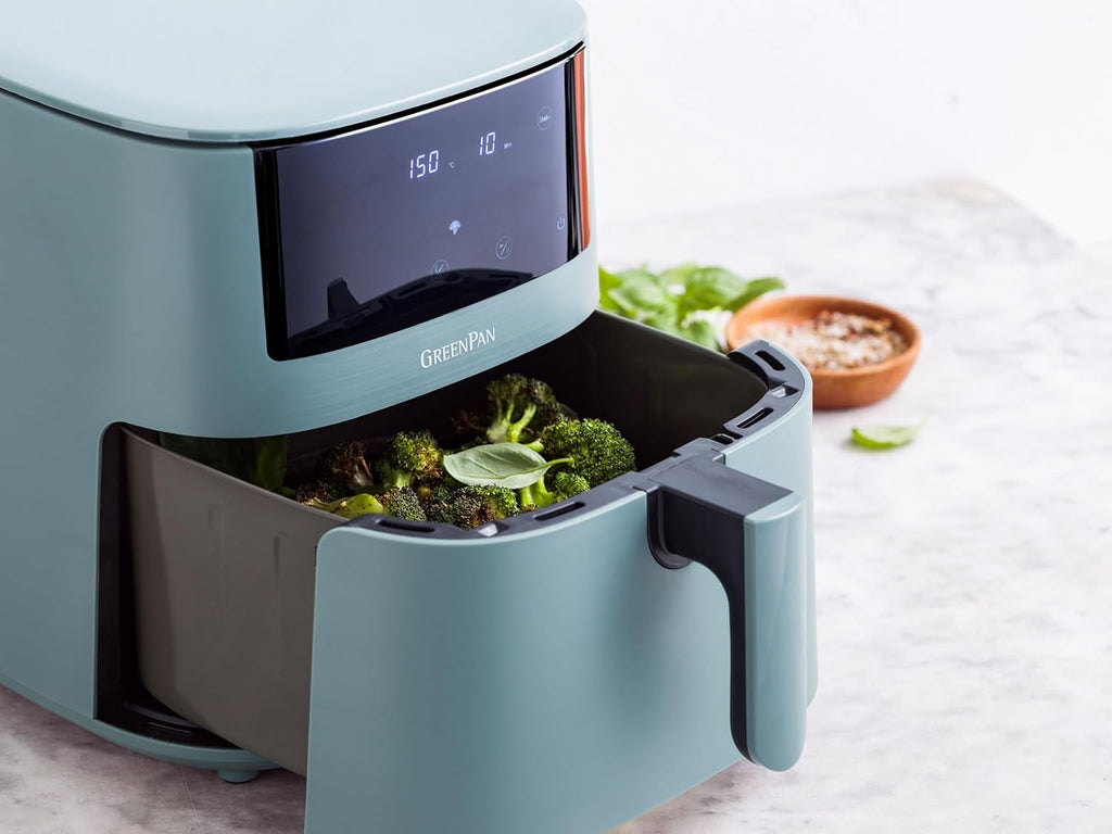 GreenPan Bistro XXL 7.2L Air Fryer – Smokey Sky Blue - Excellent Condition