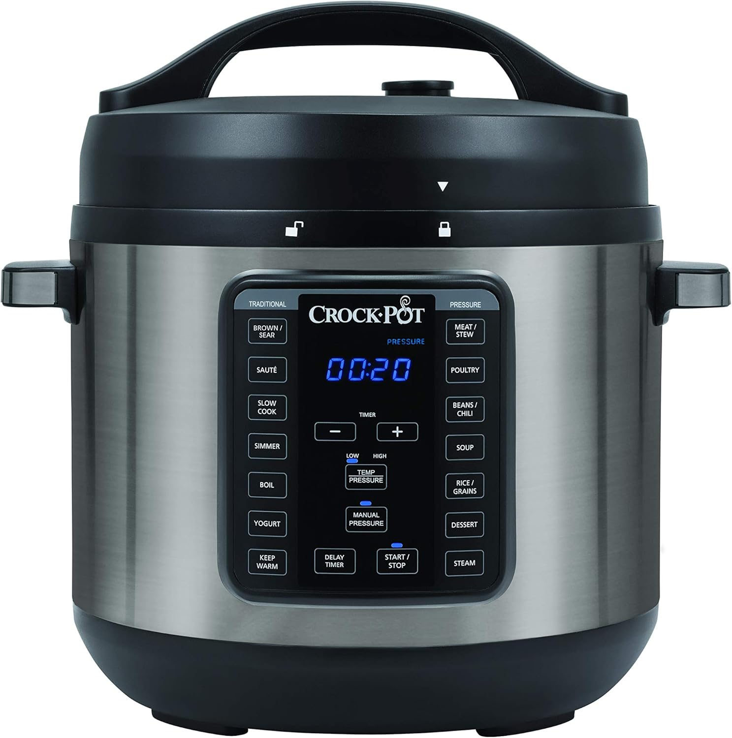 Crock-Pot Express Crock XL Multi Cooker 7.6L Stainless Steel - Good Condition