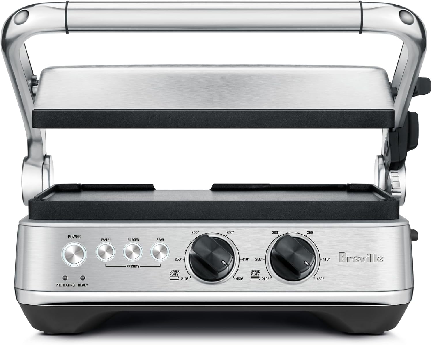 Breville BGR700BSS Sear & Press Grill – Stainless Steel, 1800W - Excellent Condition