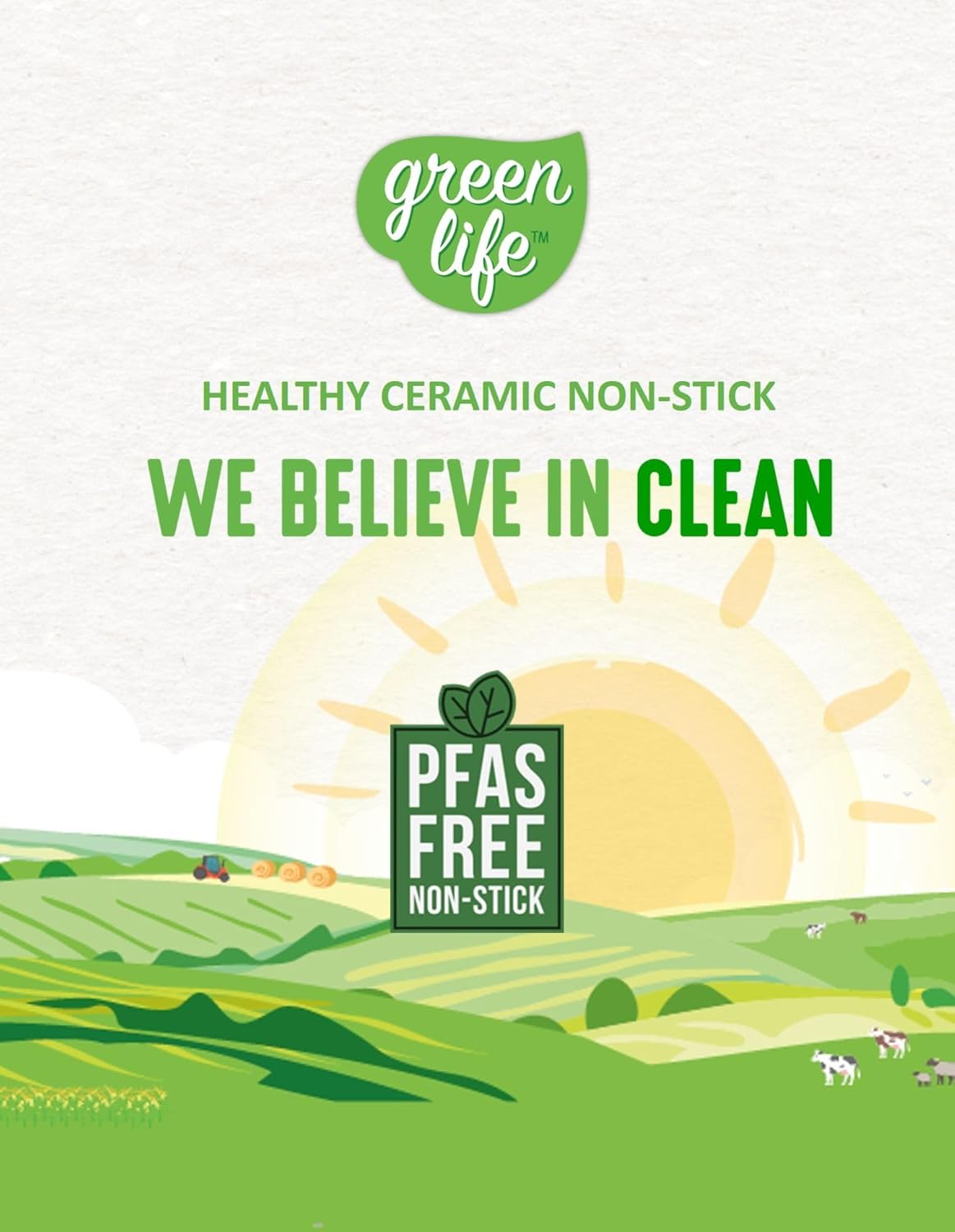 GreenLife Contact Grill, Non-Toxic PFAS & PFOA-Free Ceramic Nonstick - New Condition