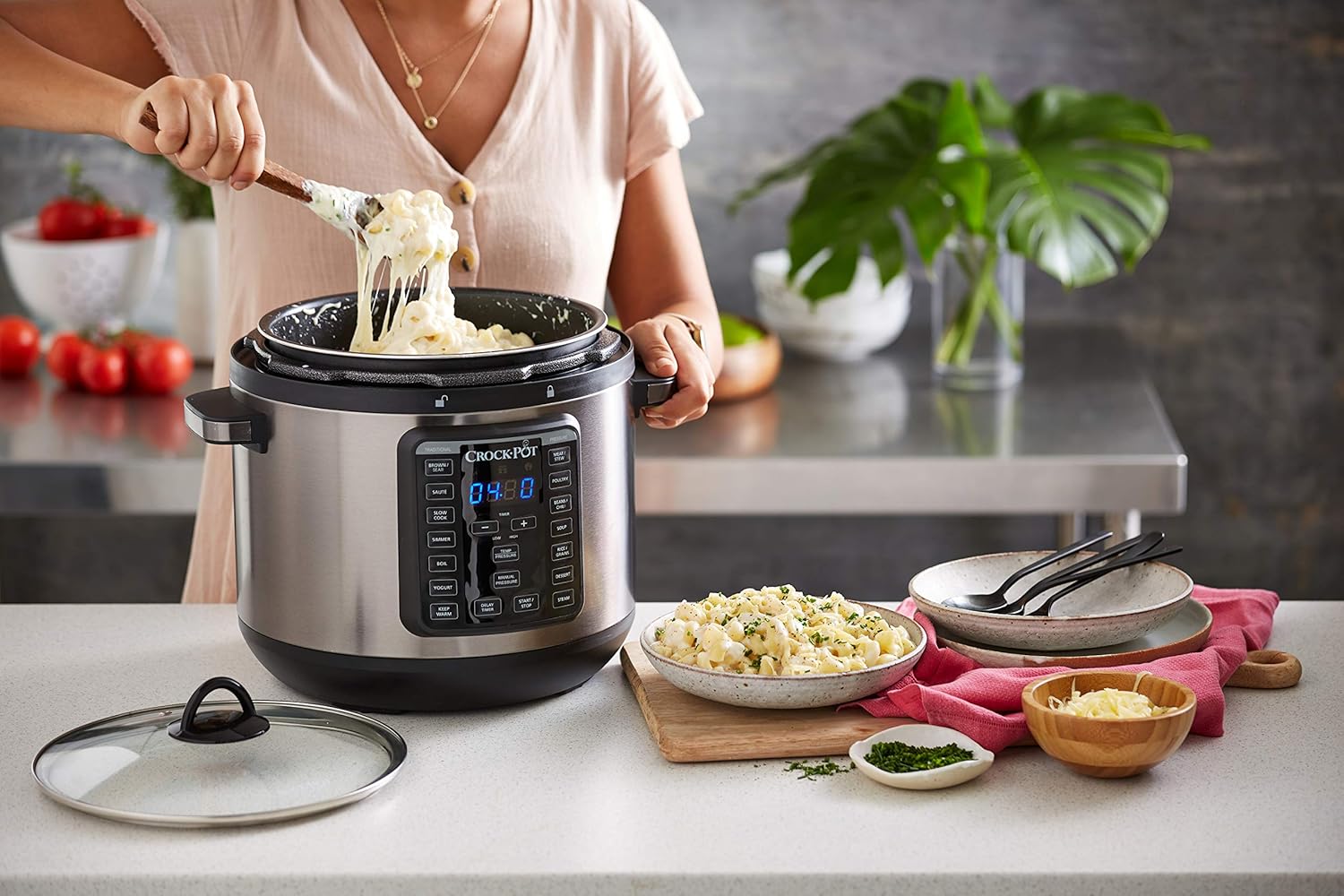 Crock-Pot Express Crock XL Multi Cooker 7.6L Stainless Steel - Good Condition