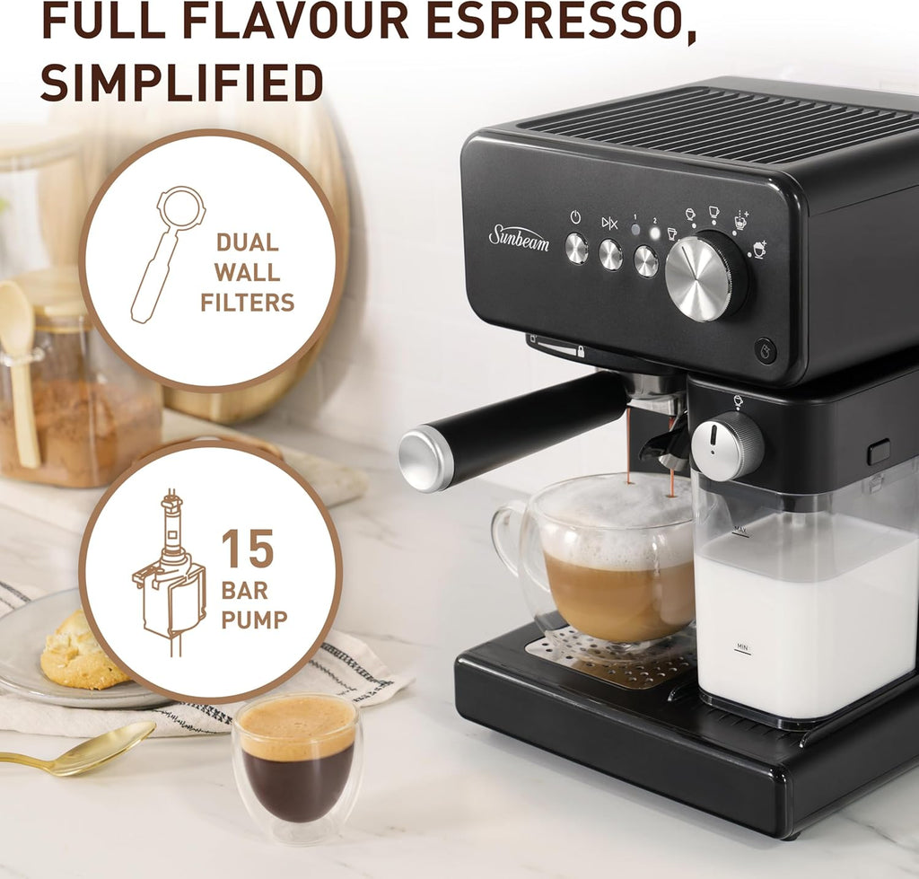 Sunbeam Prima Latte Semi Automatic Coffee Machine - New Condition