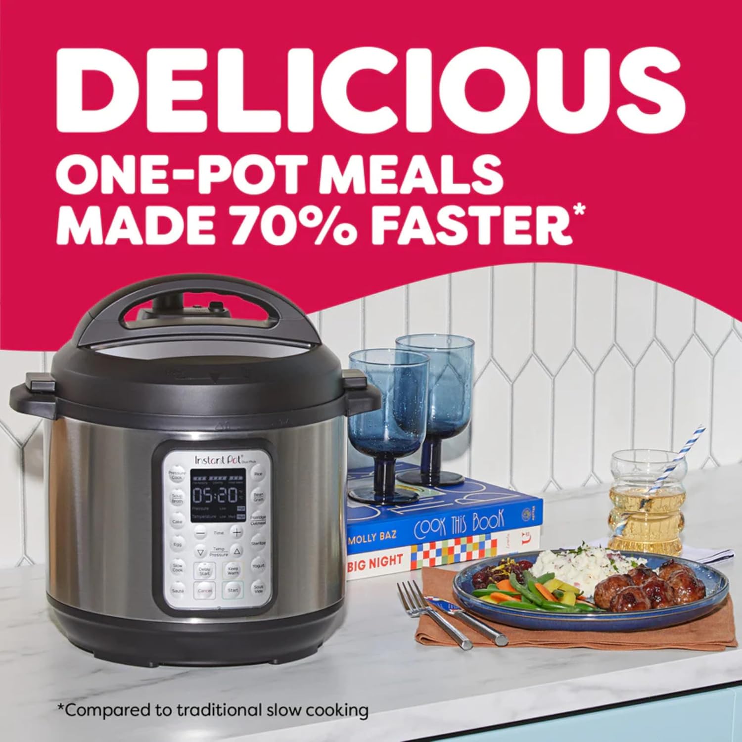 Instant Pot 9-in-1 Duo Plus 5.7L Electric Pressure Cooker - Excellent Condition