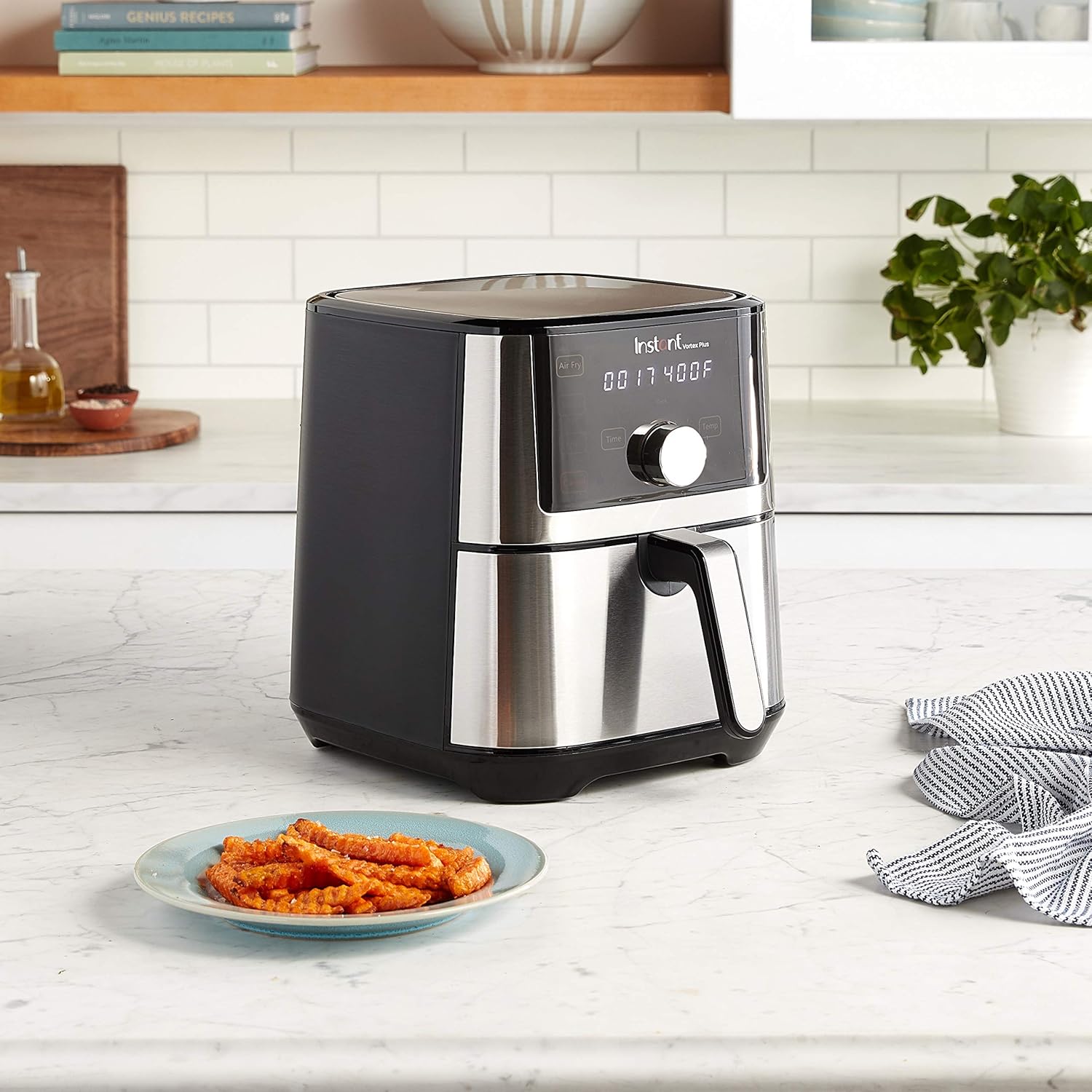 Instant Pot Vortex Plus 10L Air Fryer Oven 6-in-1 Stainless Steel - Good Condition