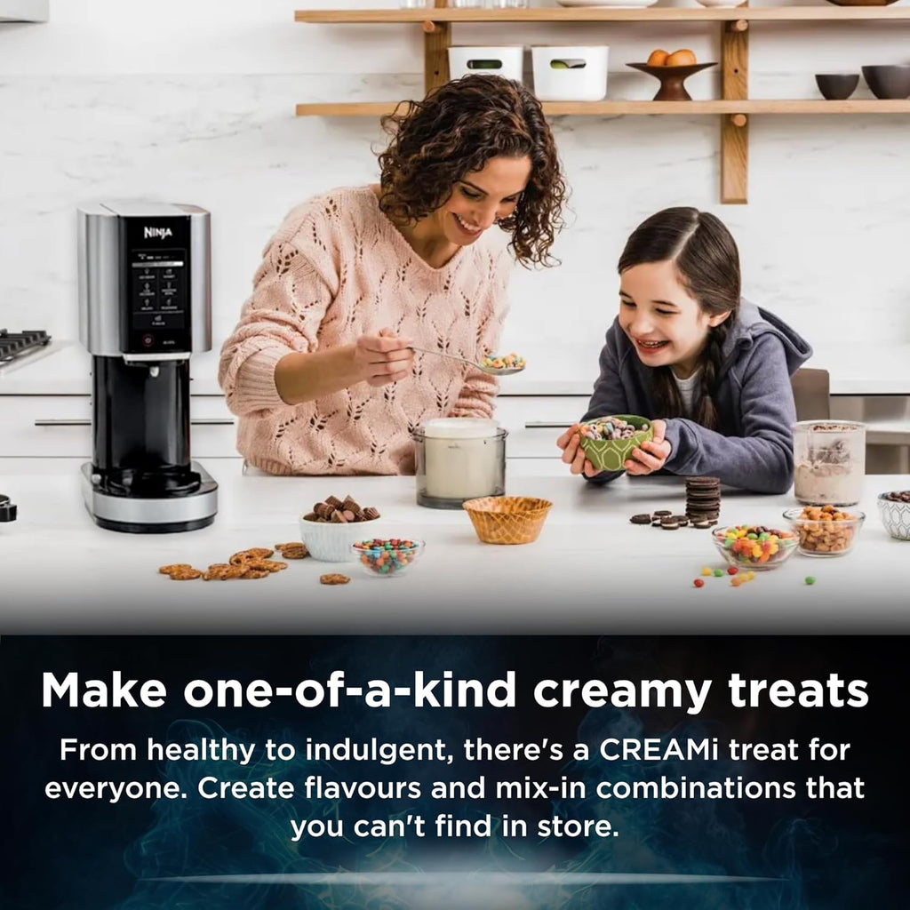 Ninja CREAMi Ice Cream Maker, Frozen Dessert Machine, Makes Icecream, Gelato, Frozen Yoghurt & More - Excellent Condition