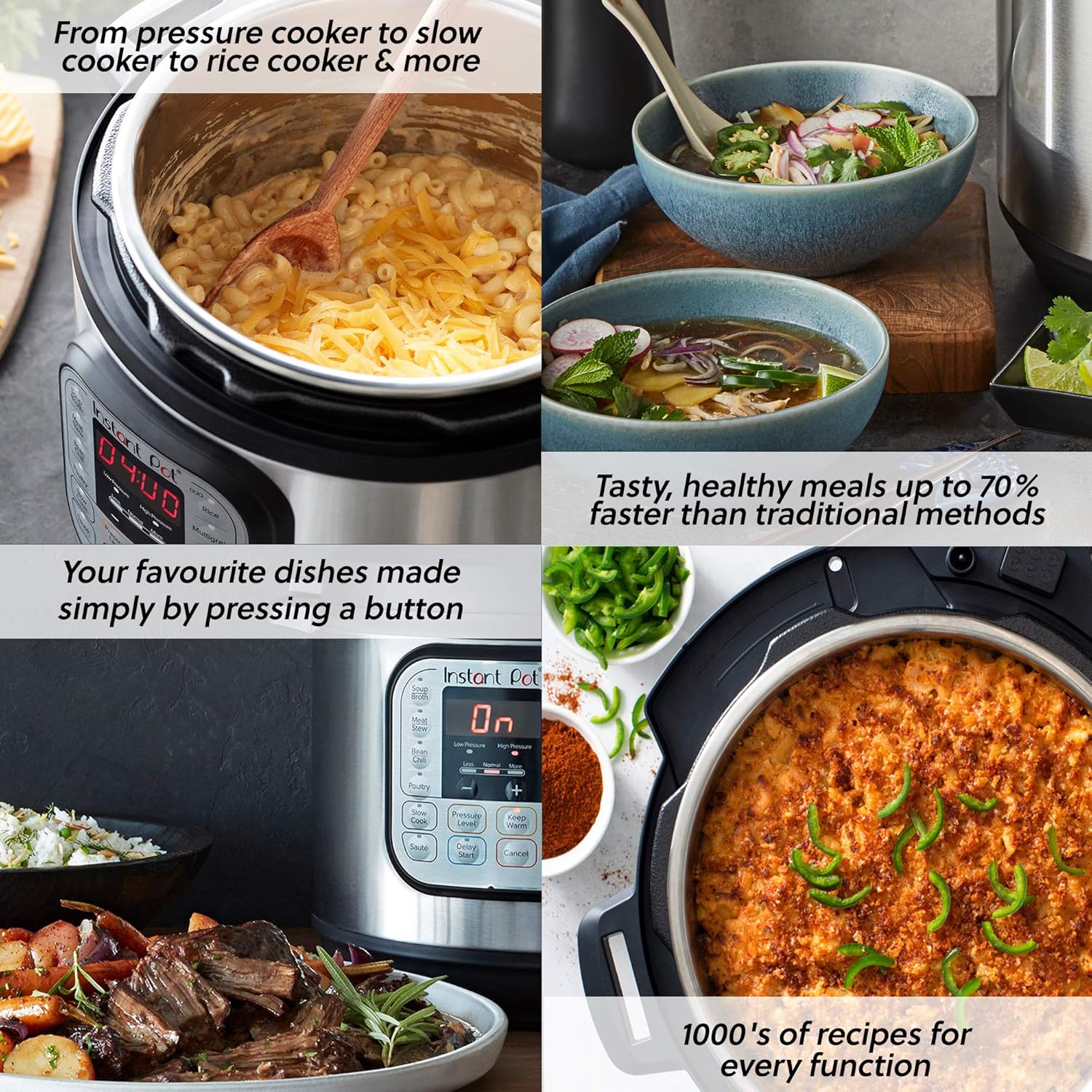 Instant Pot Duo Plus 9-in-1 Electric Pressure Cooker, 5.7L - Good Condition