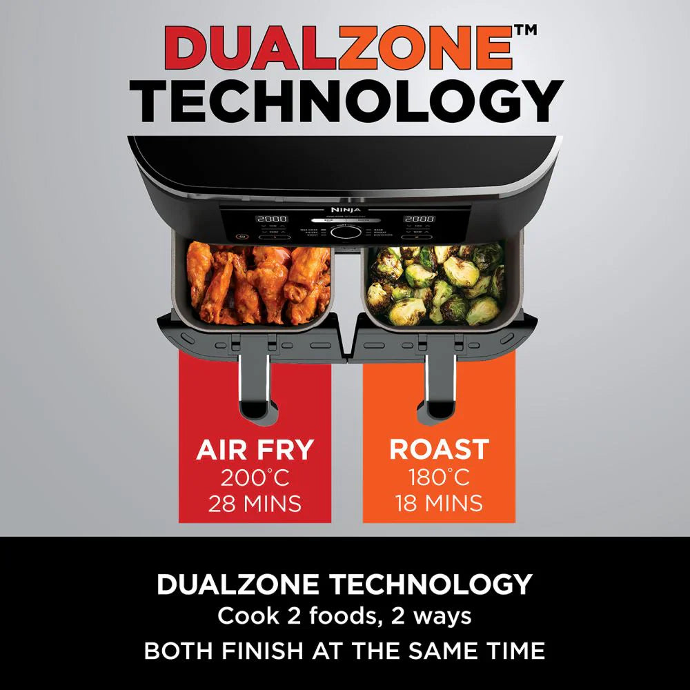 Ninja Foodi Max XXXL Dual Zone Air Fryer, 2 Basket Airfryer - New Condition