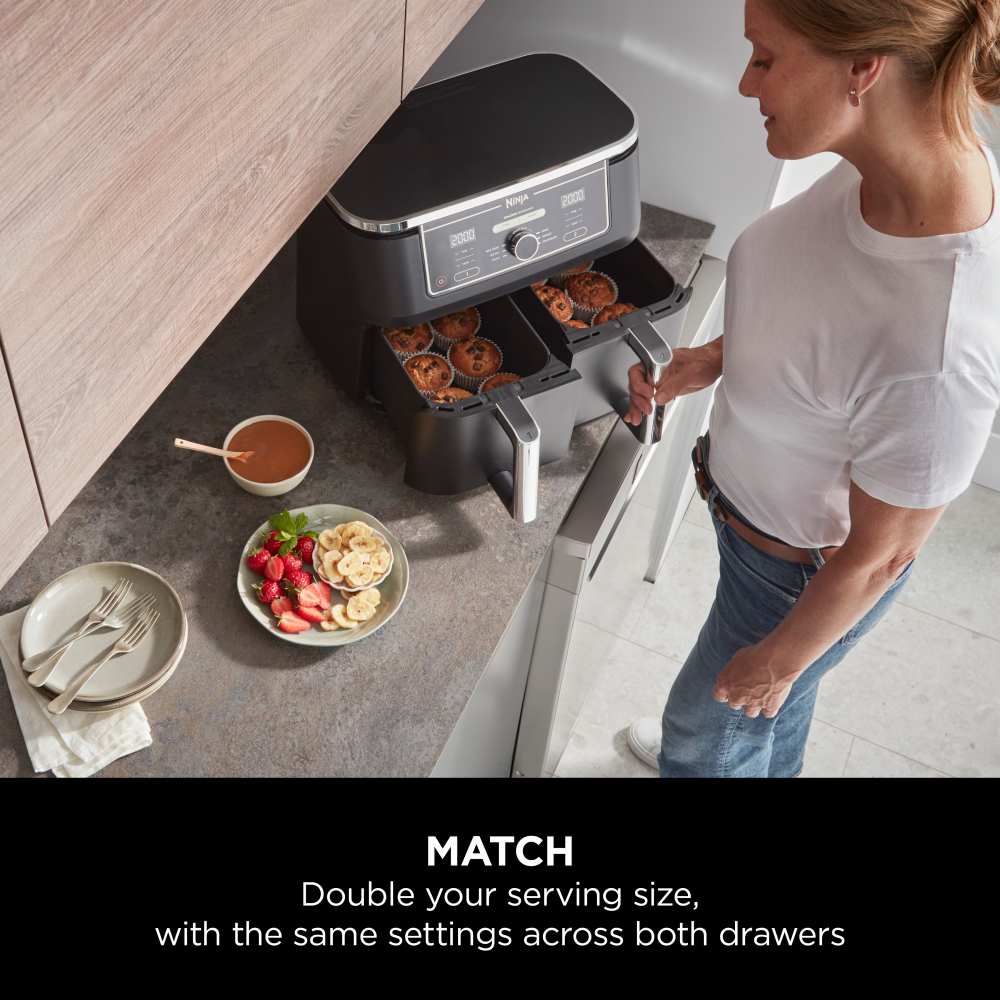 Ninja Foodi Max XXXL Dual Zone Air Fryer, 2 Basket Airfryer - New Condition