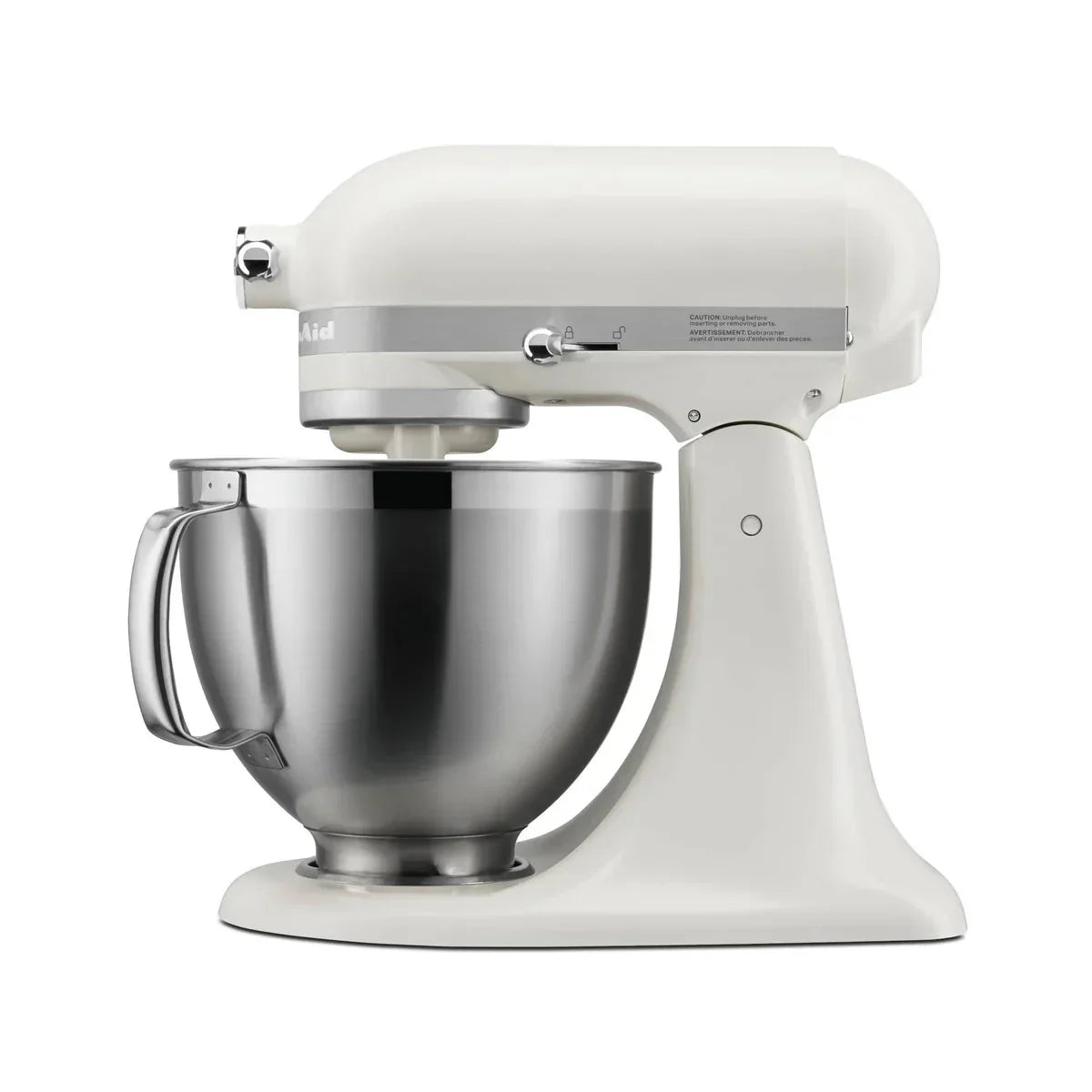 KitchenAid White Artisan Stand Mixer Tilt Head with 5 Accessories - New Condition